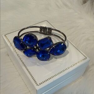Elegant Blue Gemstone Bracelet